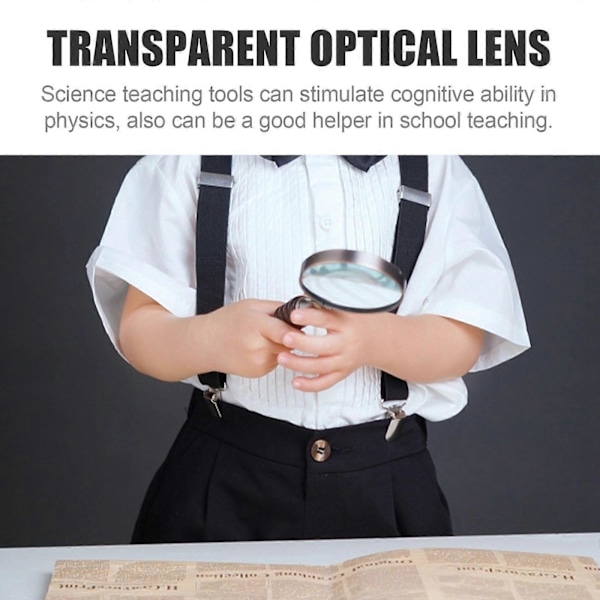 12 st Konvex Lins Förstoringsglas Transparent Optisk Lins Förstoringslins