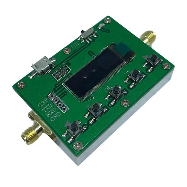 6G RF Digital Programmerbar Dämpare 30DB Steg 0.25 RF Modul LF-6GHz 30DB Stegstorlek 0.25DB OLED Display SMA 0-31.75dB