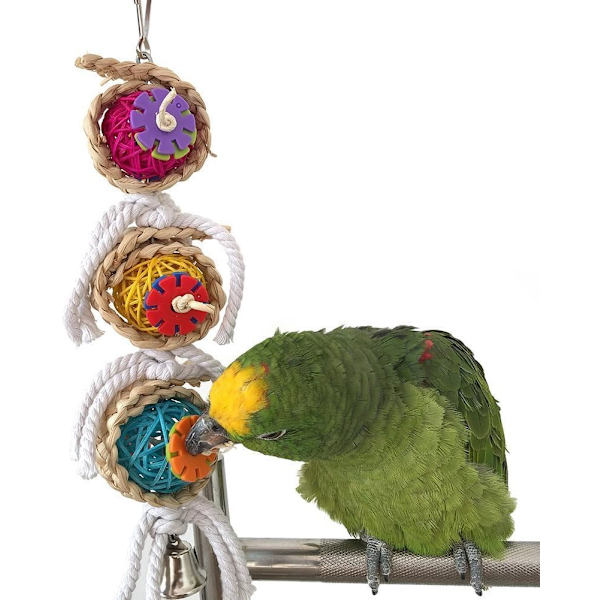 *Burleksak för parakiter, papegojor, nymfkakaduor, conures, kärleksfåglar o*