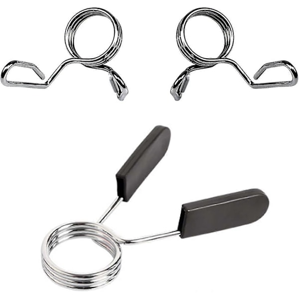 30 mm fjederlåse, 4 stk. Heilwiy håndvægtklemmer, håndvægtlåse, fjederclips, gave