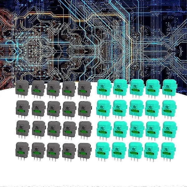 40 stk. Hall Joystick Potentiometer Sensor Modul Kit til Konsol Joystick Universal Akse Modstand Mi