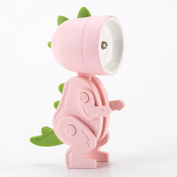 Pink Dinosaur LED Natlampe Mini Sød Kæledyrslampe Student