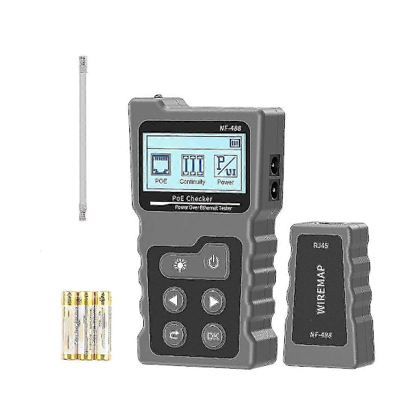 -488 PoE-testare Inline-testare för Power over Ethernet Spänning Strömtest RJ45 Nätverkskabel P2025032600180