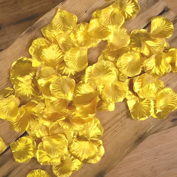 2000 Konstgjorda Rosblad - Guld, för Alla hjärtans dag Bröllop