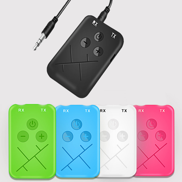 1-pack 3-i-1 Bluetooth 5.0-sändare, bärbar trådlös blueto