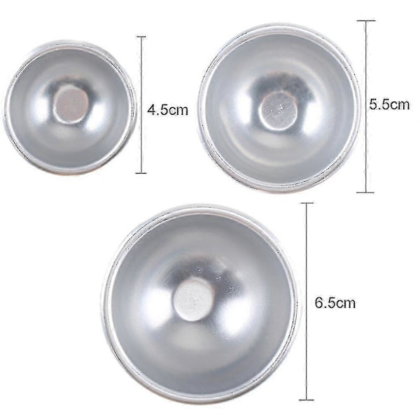 6 st DIY Badbombsform Sfär Rund Bollform Verktygstillbehör