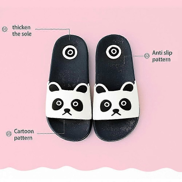 Panda Sandaler för Barn Pojkar Flickor Strand Vattenskor Halkfria För Vardagslivet