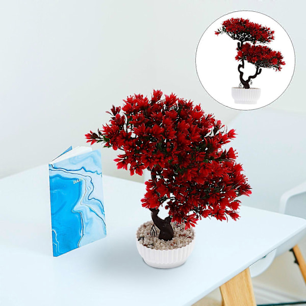 1 stk. Kreativ Simulationsplante Dekorativ Kunstig Bonsai Gæste-velkomst Fyr