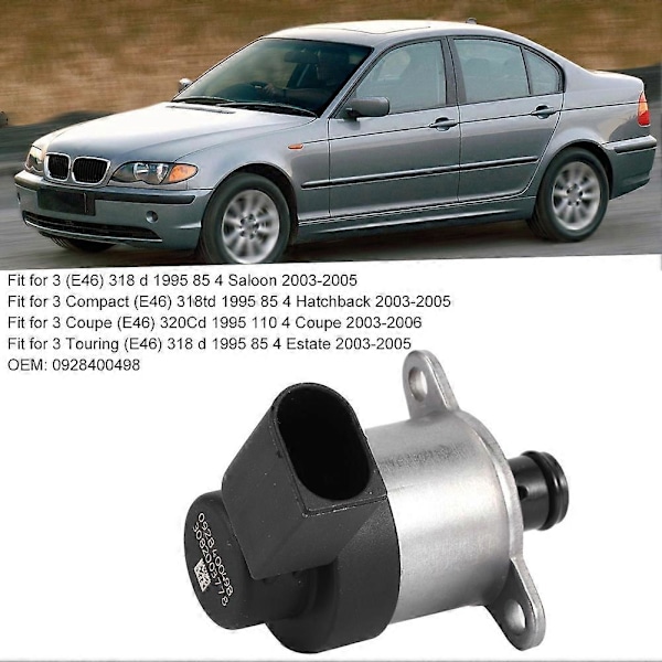 Brændstoftrykregulator Kontrolventil Passer til 3 Serie E46 318d 320d 318td 320td 320cd 0928400498