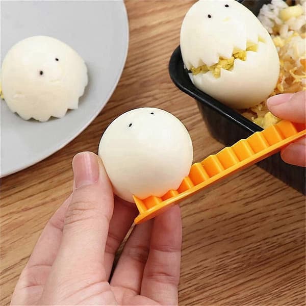 Fancy Egg Koker Hjem Kokt Egg for Egg Lace Kutter Form Verktøy