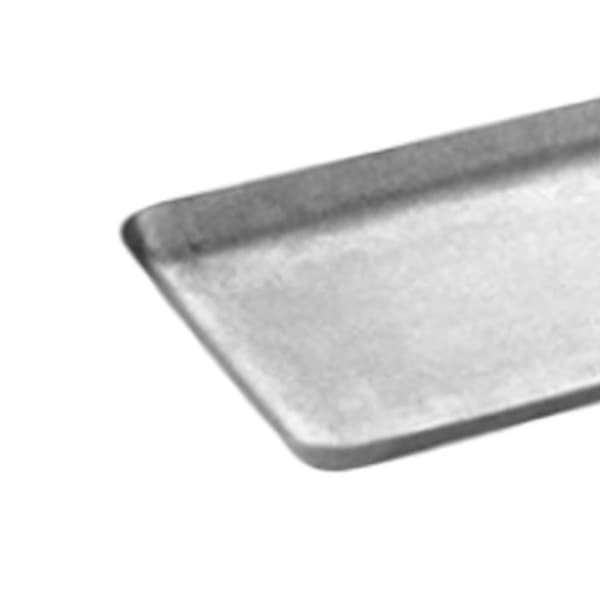 Serveringsbricka i rostfritt stål, dekorativ metallbricka för uteplatsbord, bondgård