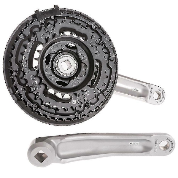 Fc-m171 6/7/8s Shimano Maastopyörän Kampisarja Ketjupyörä 6 7 8 Vaihdetta 170 24-34-42T B OEM