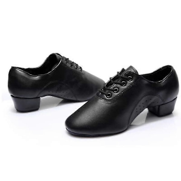 Herr Ballroom Dansskor Latin Tango Dansskor Med Fyrkantiga Klackar För Vuxna Barn