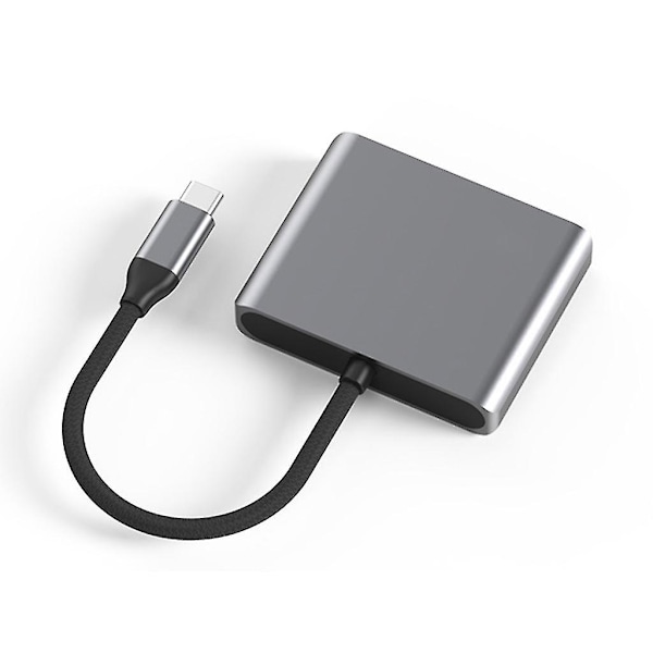 Usb Type C til Dobbelt 4k Hdmi-kompatibel Adapter til Multi Skærm Konverter