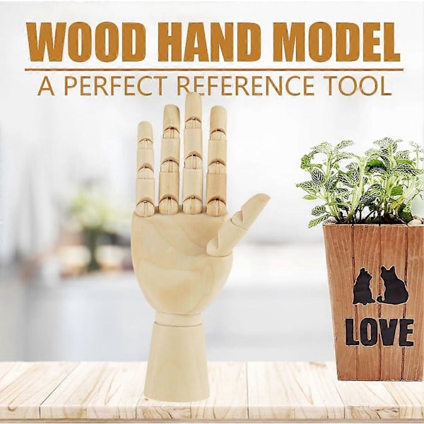 Konst Mannekäng Handmodell Kvinnohand Skulptur Mannekäng Trä Bo