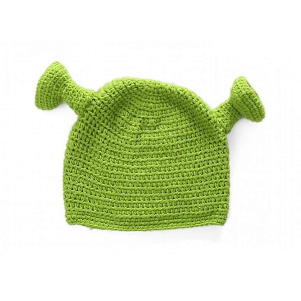 Dame Herre Monster Shrek Strikket Hue Vinterfest Sjov Nyhedshat