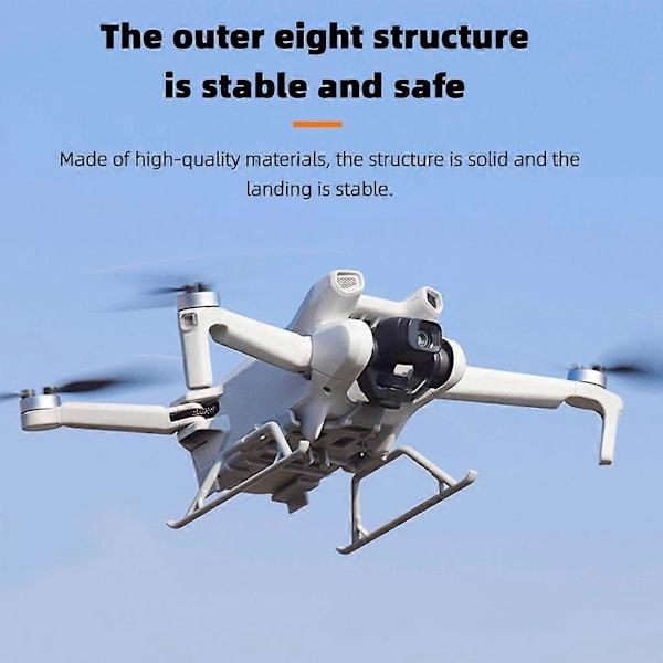 Til Mini 3 landingsstel, foldbare forlængerben til DJI Mini 3 Pro RC drone
