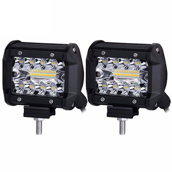 2-delad LED-billampa, treögd typ, 20 LED extern hjälpbelysning