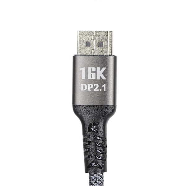 DisplayPort 2.1 Kabel 16K 30Hz 40Gbps 3D Dynamisk HDR Hann til Hann DisplayPort Kabel for FreeSync for G Sync Spillskjerm 2m