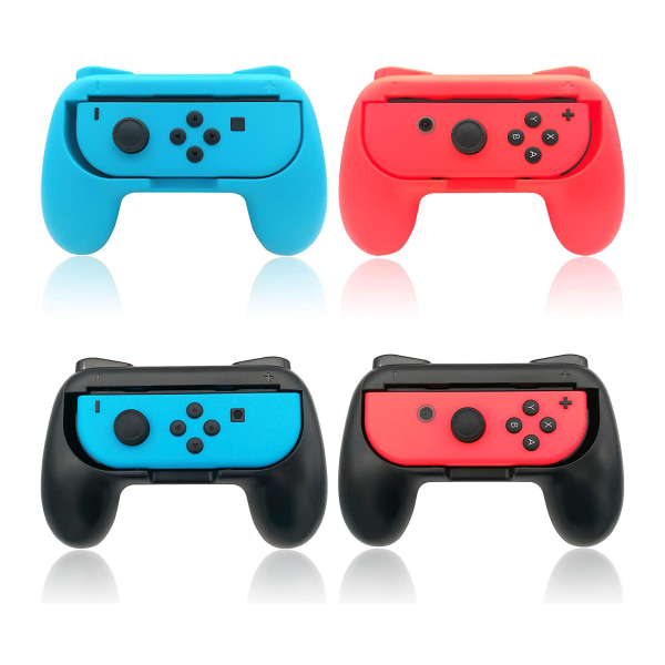 Set med 4 Grepp Kompatibla med Nintendo Switch & OLED, Grepp Kompatibel