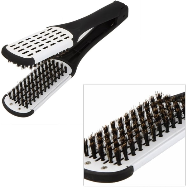 Boar Bristle Hair Straightening Comb Hair Straightening Brush Ha