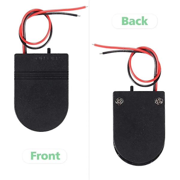 Kryp Pakke med 20 Cr2032 Batteriholder, Generel Knapcelle Batteriadapter Clip Socket On/off Kontakt, 1 X 3v Cr2032 Knapcelle Batteriholder Til LED