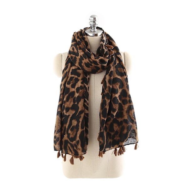 1 st Mode Leopardtryck Multifunktionell allround tofs Cotto