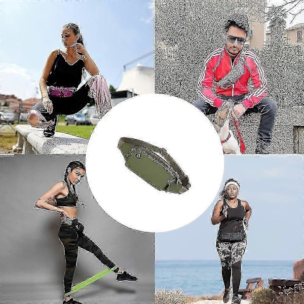 Midjeväska: Löparmidjeväska Midjeväska Midjeväska Sport Slim Fashion Passar För Jogging Vandring