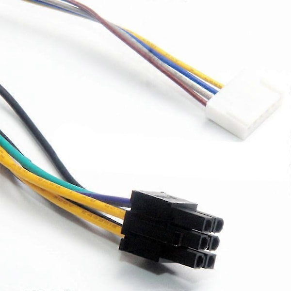 30 cm:n modulaarinen virtajohto Atx 24-nastainen 24-nastainen naaras - 6-nastainen uros 6-nastainen liitin Elite 8100:lle