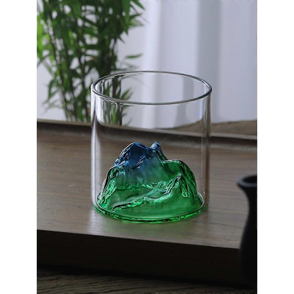 Mountain View Kopp Tusen Mil av Floder och Berg Kopp Tekopp Glas Vattenkopp Isberg Tibetanskt Berg