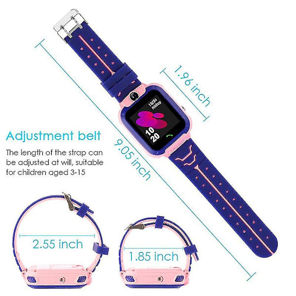 /#/Barn Smart Watch Sos Klocka Vattentät Ip67 Barn Present för Ios Och/#/