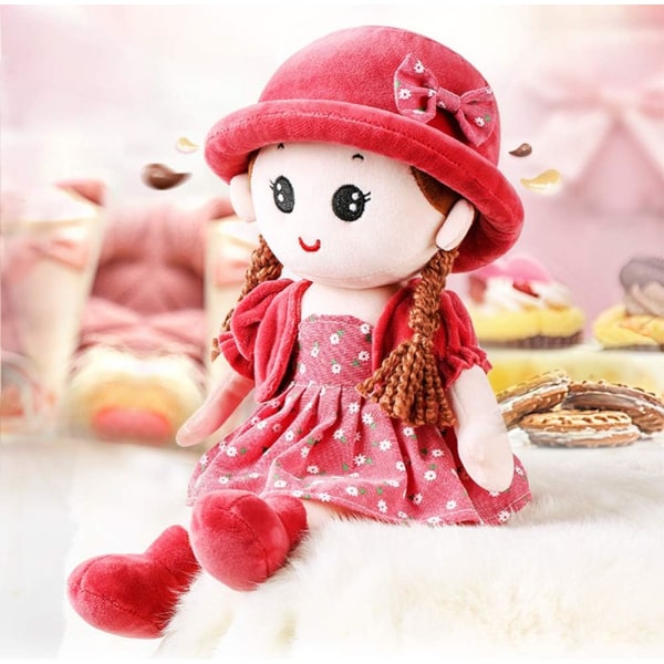 Cute Rag Doll Plush Toy Soft Baby Doll Home Ornament Mini Prince