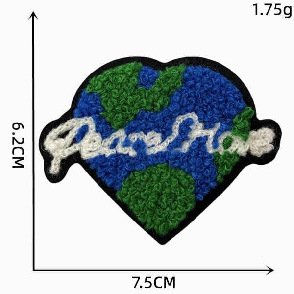 /#/14 termoklæbende broderede patches i en elegant farvepalet/#/