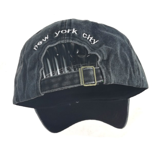 /#/NEW YORK Rød baseball caps brodert solskjerm/#/