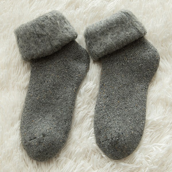 #Strømper (1 par) bløde & varme uld hjælper mod kolde fødder#