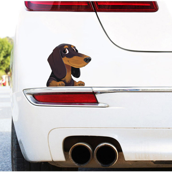 #Eight cartoon puppy car stickers#