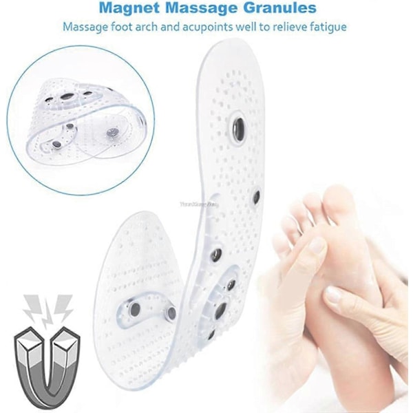 Pohjalliset - Kauko-infrapuna-akupainantapohjalliset, Kauko-infrapuna-akupainantapohjalliset, Magneettinen hierontapohjalliset, Voidaan leikata vapaasti (27cm/40-44, Th