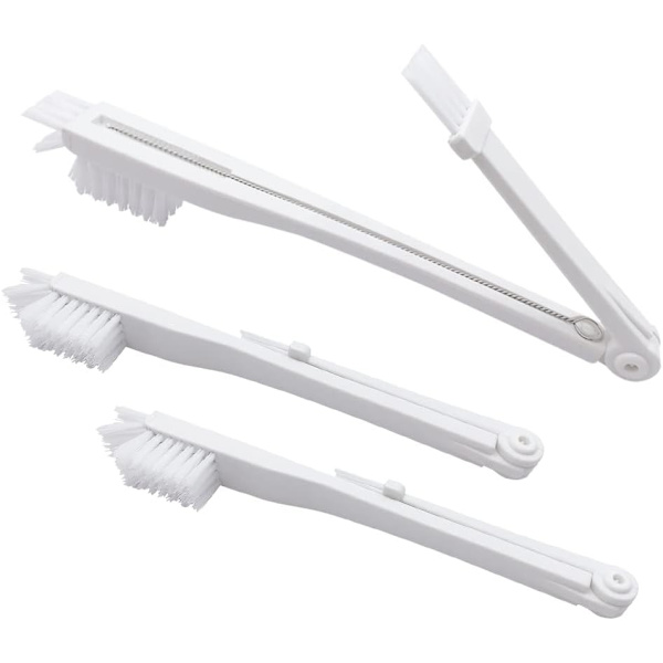 3-pack Multifunktionell Flaskborste - 3 Flaskor och Sugrör Penslar, Spaltborste
