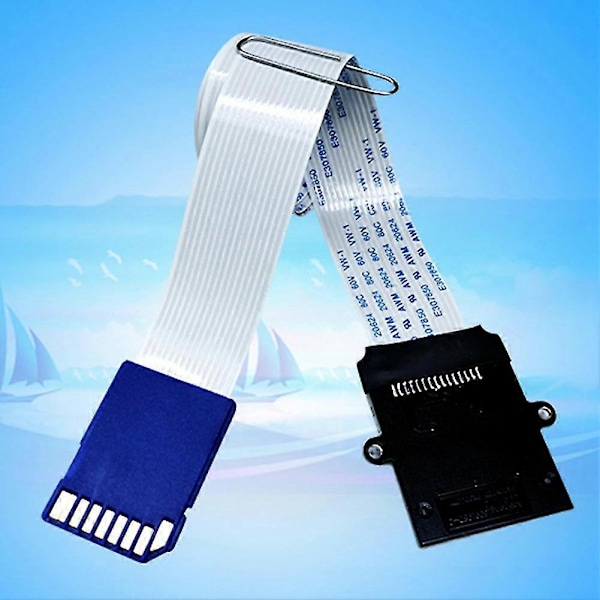 SD til SD Kort Forlængerkabel Kortlæser Adapter Fleksibel Extender Micro-SD til SD/SDHC/SDXC Hukommelse C