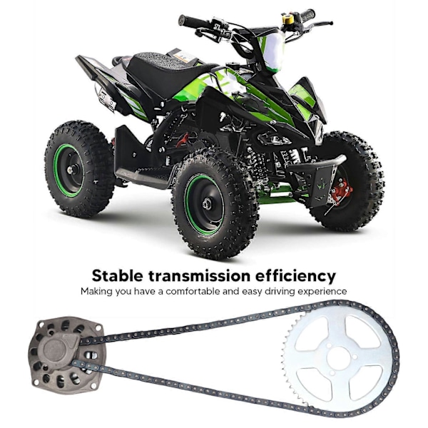 6T Växellåda Kopplingstrumma Klockhus T8F Kedja 54 Tänder Drev Passar För 43cc 49cc PIT Quad Dirt Bike ATV