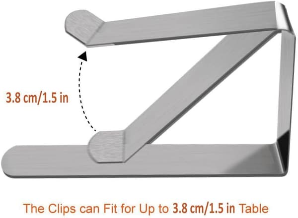 *Sjeldne perle dukklips 30 stk i rustfritt stål 7,5cm * 4,5cm*
