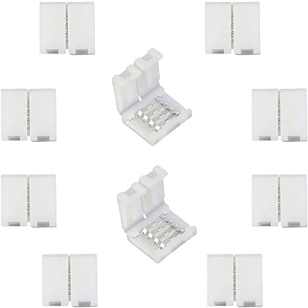 RGB 5050 LED Strip-kontakt 4-polet Hurtigkobling for