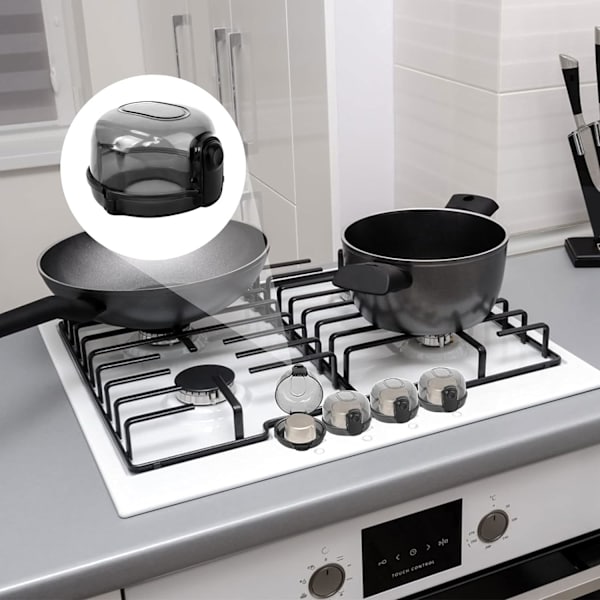 Gasknappskydd 3 st Ugnens Knappskydd Värmebeständigt Gas P