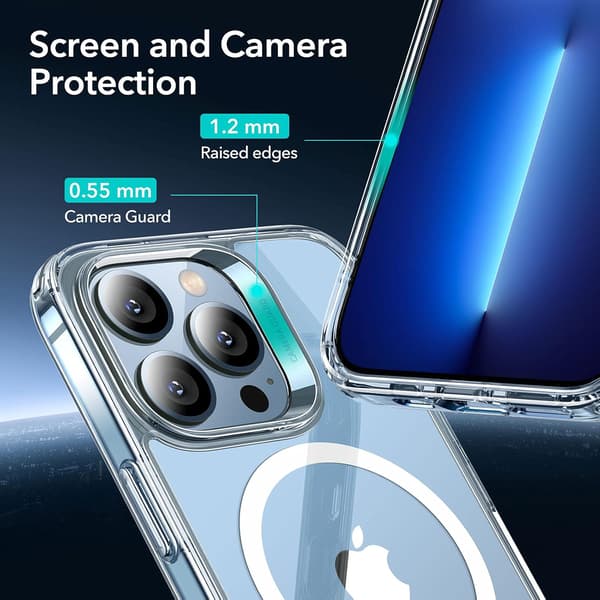 Hybrid Case med HaloLock, kompatibel med iPhone 13 Pro Max