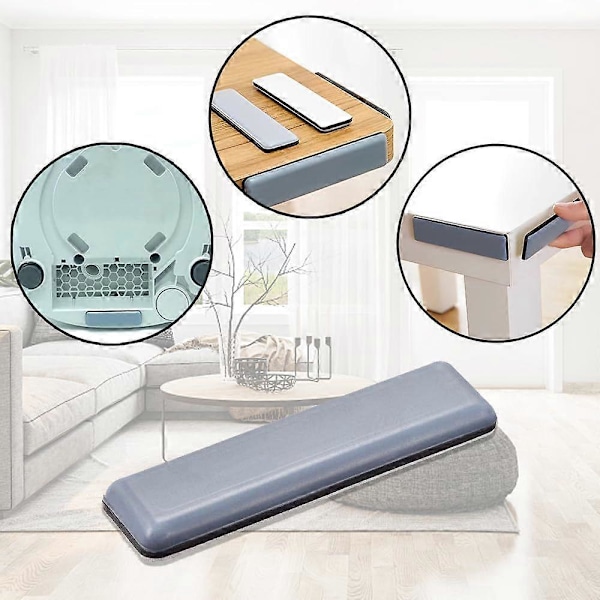 20 Stycken Teflon Möbelkuddar Självhäftande 70 x 19 mm Rektangel Teflon Möbelglidare för Kraftig Självhäftande Möbelkuddar Teflon Skydd