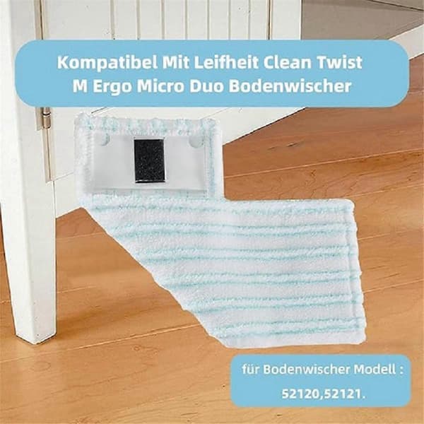 10 stk. egnet til dampmoppe Clean Twist M reservedele tilbehør klud