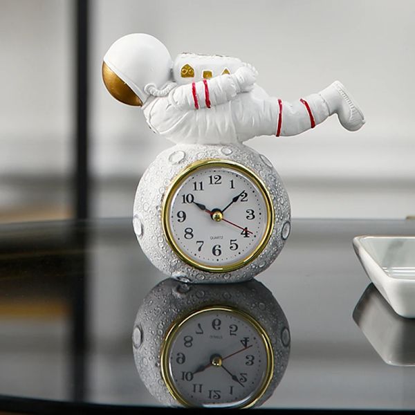 /#/Luova pöytäkello lentävä avaruusmies sisustus Astronautti sänky/#/