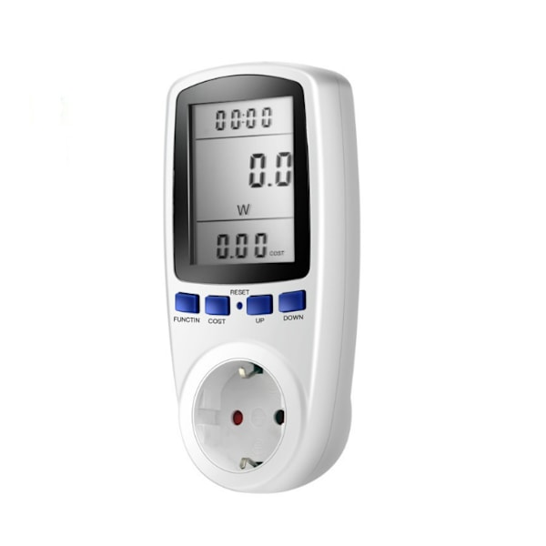 LCD-Display Digital Energisparmätare 230v 50hz Watt Vo