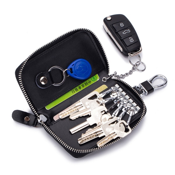 Key Holder Wallet,  Key Chain Wallet, Fashionable Leather Car Ke