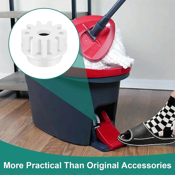 4 moppipään setti Vileda O-Cedar Easywring RinseClean -mopiin